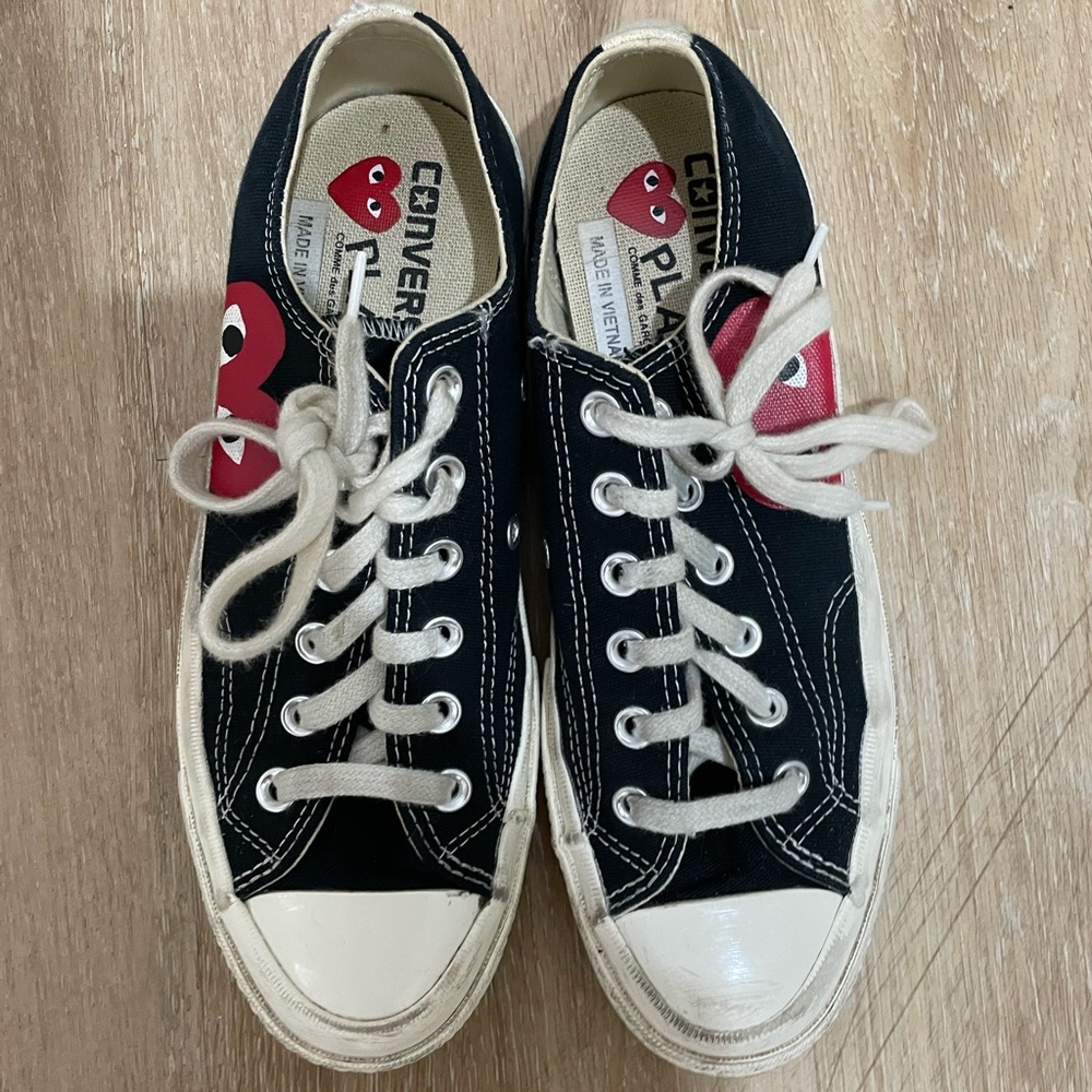 Black Comme Des Garçon sneakers -great condition